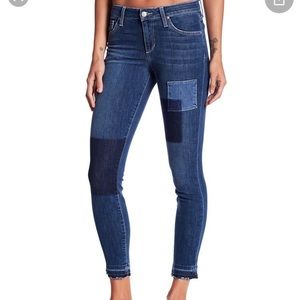 Joe’s jeans patchwork skinny jeans